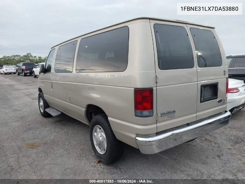 2007 Ford Econoline E350 Super Duty Wagon VIN: 1FBNE31LX7DA53880 Lot: 40517553