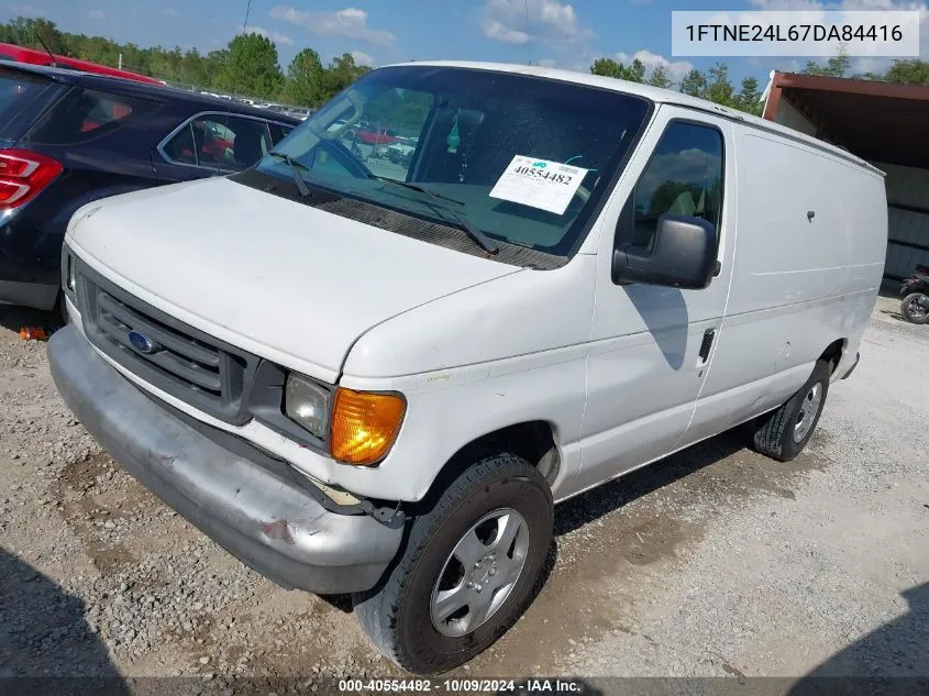 2007 Ford E-250 Commercial/Recreational VIN: 1FTNE24L67DA84416 Lot: 40554482