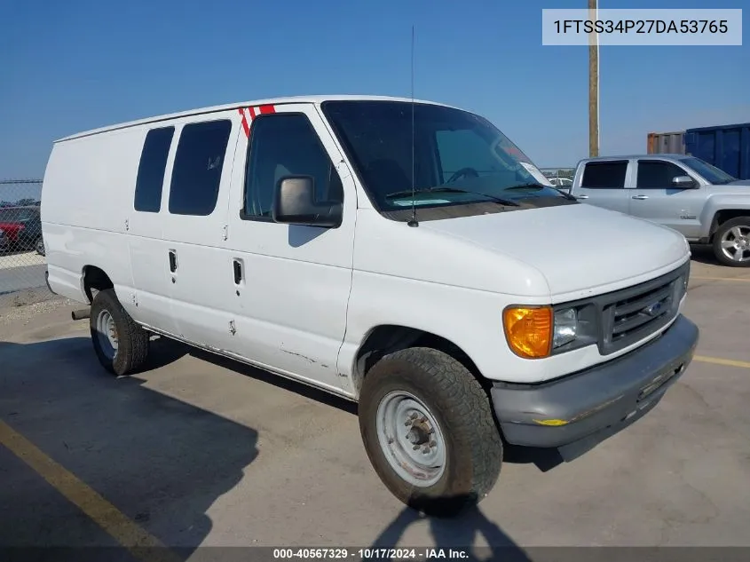 2007 Ford E-350 Super Duty Recreational VIN: 1FTSS34P27DA53765 Lot: 40567329