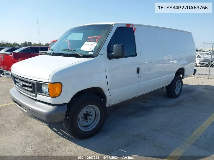 2007 Ford E-350 Super Duty Recreational VIN: 1FTSS34P27DA53765 Lot: 40567329