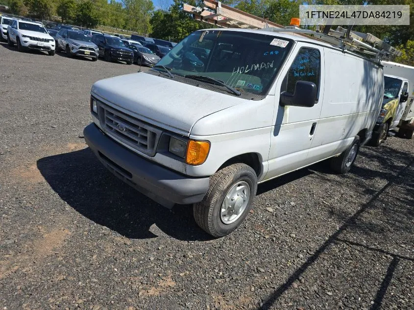 2007 Ford E-250 Commercial/Recreational VIN: 1FTNE24L47DA84219 Lot: 40578296