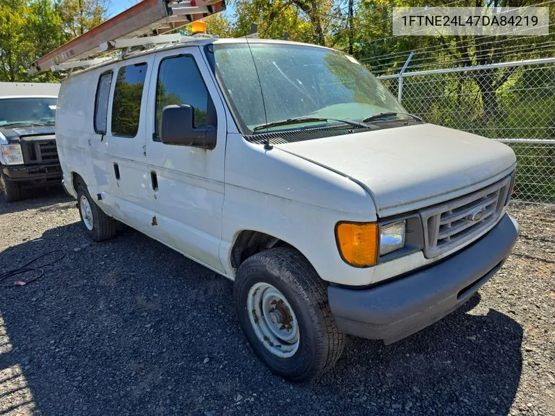 2007 Ford E-250 Commercial/Recreational VIN: 1FTNE24L47DA84219 Lot: 40578296