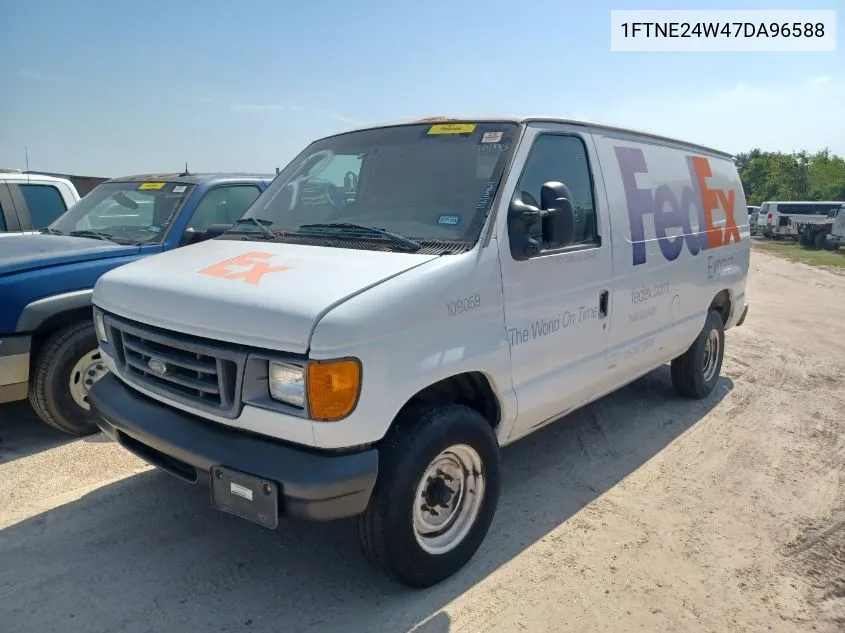 2007 Ford E-250 Commercial/Recreational VIN: 1FTNE24W47DA96588 Lot: 40589021