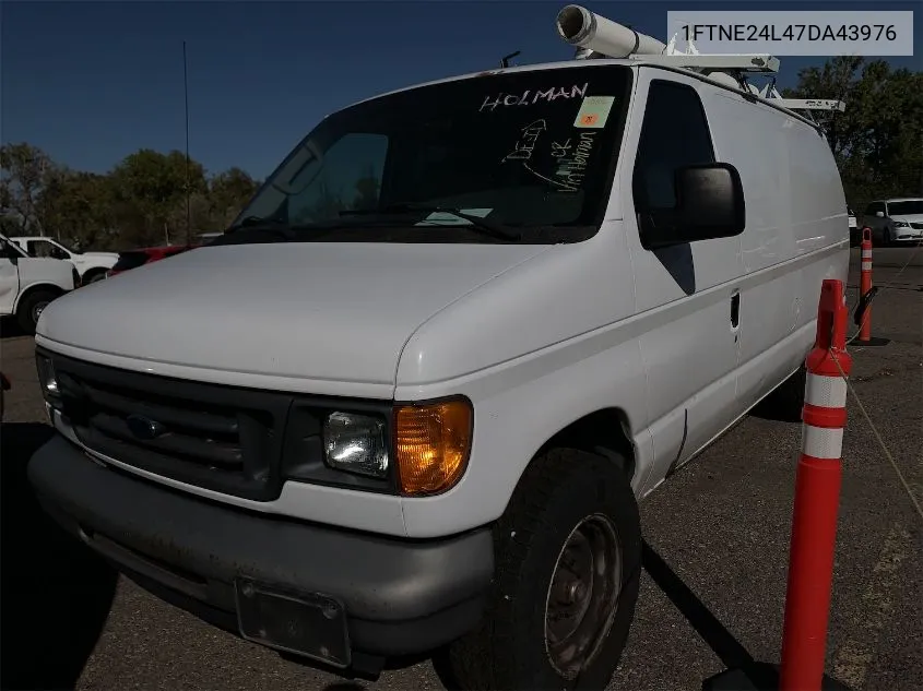 2007 Ford E-250 Commercial/Recreational VIN: 1FTNE24L47DA43976 Lot: 40599802