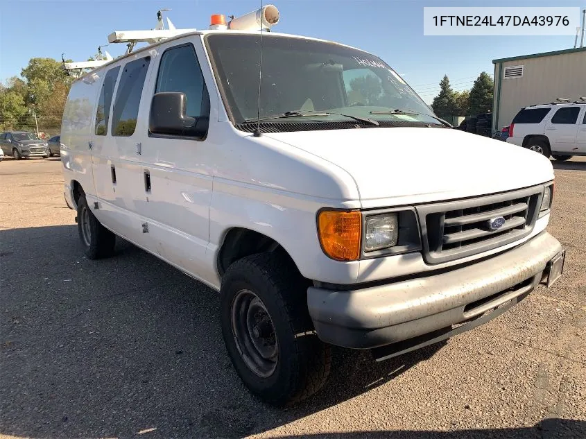 2007 Ford E-250 Commercial/Recreational VIN: 1FTNE24L47DA43976 Lot: 40599802