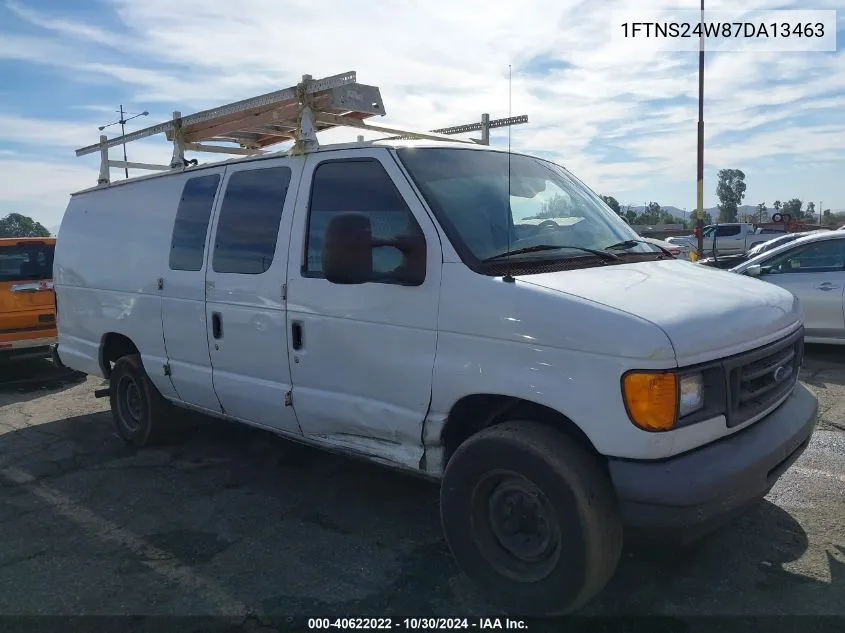 2007 Ford E-250 Commercial/Recreational VIN: 1FTNS24W87DA13463 Lot: 40622022