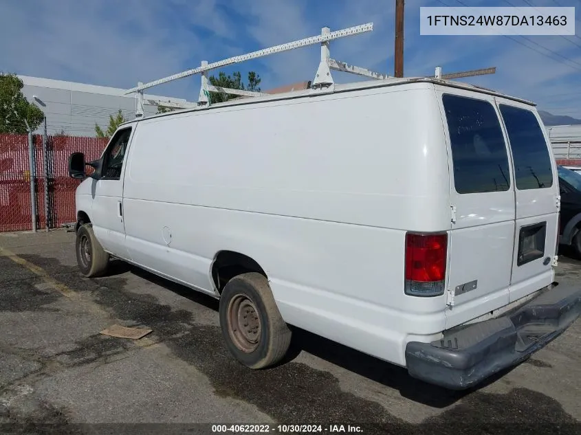 2007 Ford E-250 Commercial/Recreational VIN: 1FTNS24W87DA13463 Lot: 40622022