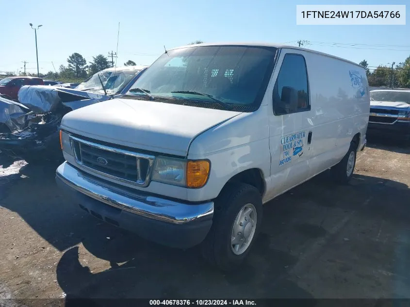 2007 Ford E-250 Commercial/Recreational VIN: 1FTNE24W17DA54766 Lot: 40678376