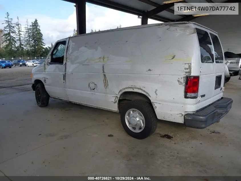 2007 Ford E-150 Commercial/Recreational VIN: 1FTNE14W07DA77742 Lot: 40726821