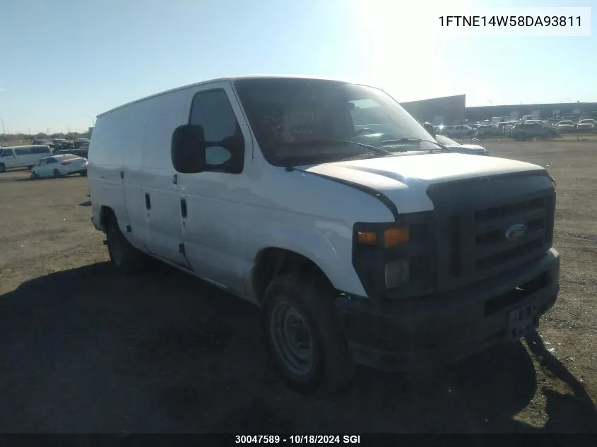 2008 Ford Econoline E150 Van VIN: 1FTNE14W58DA93811 Lot: 30047589