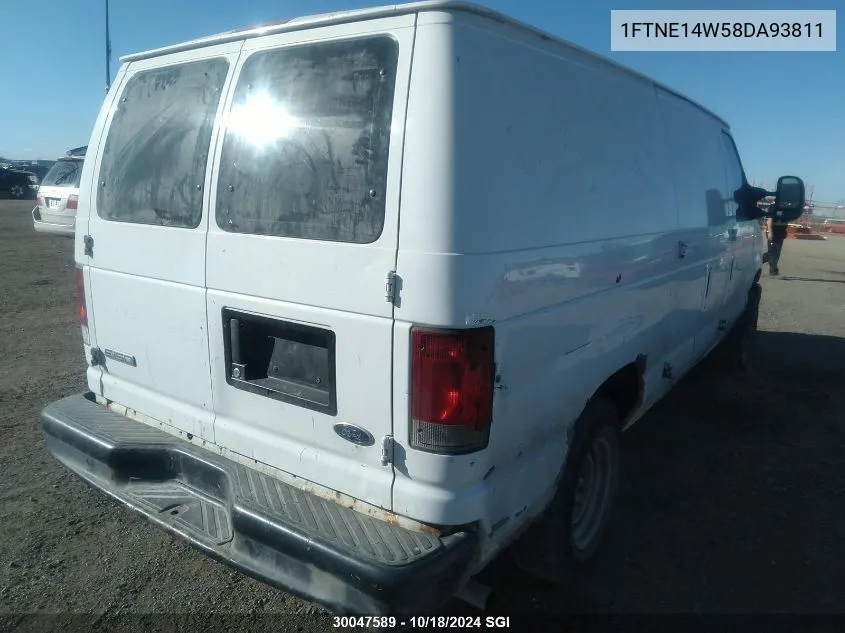 2008 Ford Econoline E150 Van VIN: 1FTNE14W58DA93811 Lot: 30047589