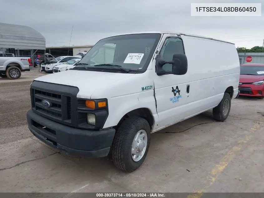 2008 Ford E-350 Super Duty Commercial/Recreational VIN: 1FTSE34L08DB60450 Lot: 39373714