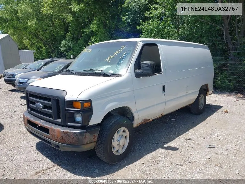 2008 Ford E-250 Commercial/Recreational VIN: 1FTNE24L48DA32767 Lot: 39648306