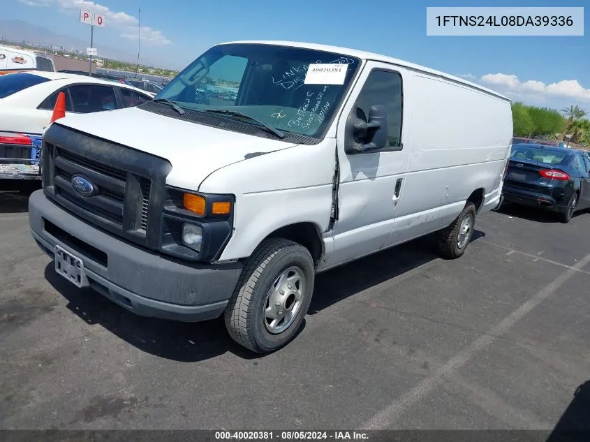 2008 Ford E-250 Commercial/Recreational VIN: 1FTNS24L08DA39336 Lot: 40020381