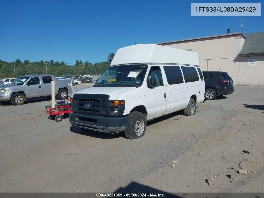 2008 Ford E-350 Super Duty Commercial/Recreational VIN: 1FTSS34L08DA29429 Lot: 40221359