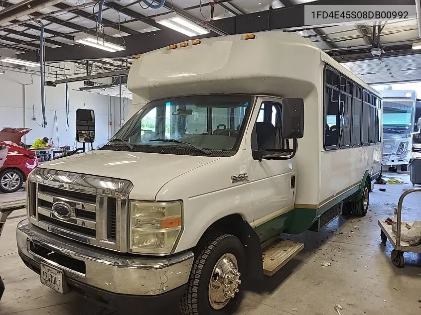 2008 Ford E-450 Cutaway VIN: 1FD4E45S08DB00992 Lot: 40315984