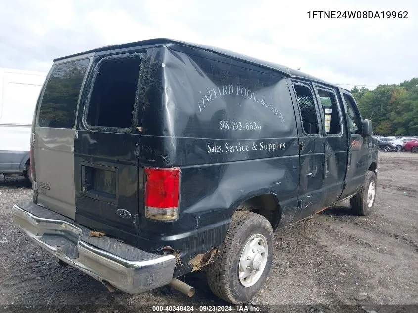 2008 Ford E-250 Commercial/Recreational VIN: 1FTNE24W08DA19962 Lot: 40348424