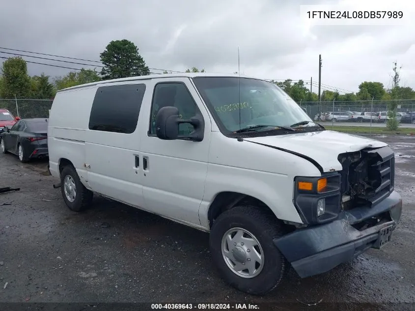 2008 Ford E-250 Commercial/Recreational VIN: 1FTNE24L08DB57989 Lot: 40369643