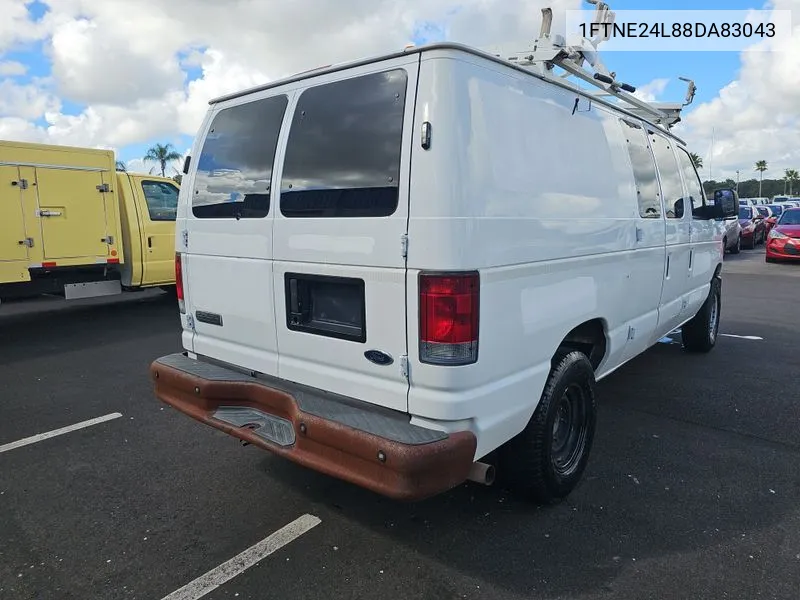 2008 Ford E-250 Commercial/Recreational VIN: 1FTNE24L88DA83043 Lot: 40425126