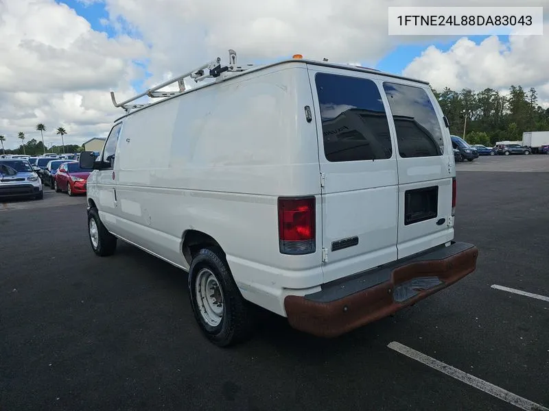 2008 Ford E-250 Commercial/Recreational VIN: 1FTNE24L88DA83043 Lot: 40425126