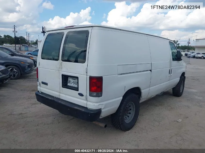 2008 Ford E-250 Commercial VIN: 1FTNE24W78DA82394 Lot: 40432171