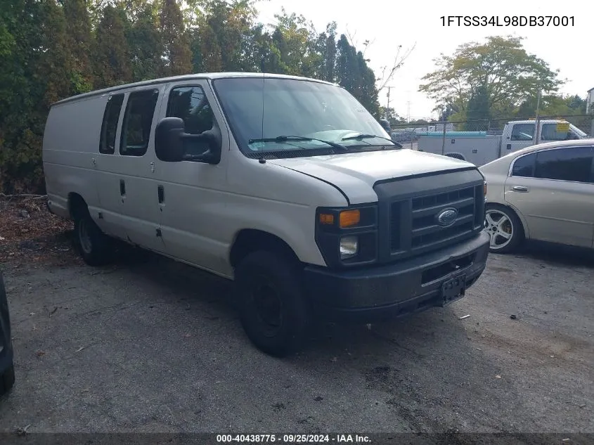 2008 Ford E-350 Super Duty Commercial/Recreational VIN: 1FTSS34L98DB37001 Lot: 40438775