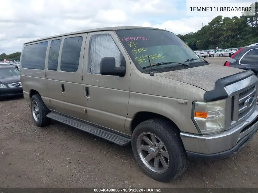 1FMNE11L88DA36802 2008 Ford E-150 Xl/Xlt