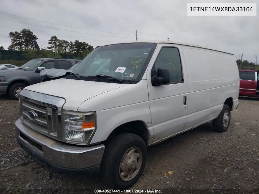 2008 Ford Econoline E150 Van VIN: 1FTNE14WX8DA33104 Lot: 40527441