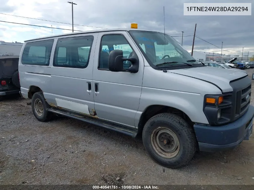 2008 Ford E-250 Commercial/Recreational VIN: 1FTNE24W28DA29294 Lot: 40541751