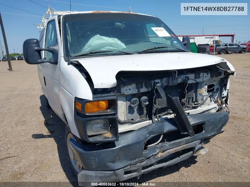 2008 Ford E-150 Commercial/Recreational VIN: 1FTNE14WX8DB27788 Lot: 40553632