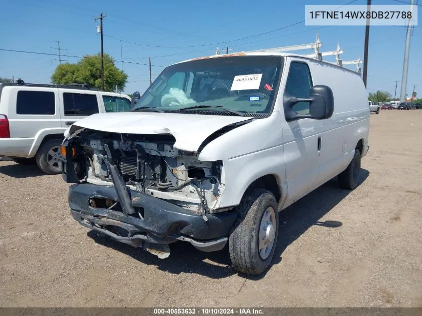 2008 Ford E-150 Commercial/Recreational VIN: 1FTNE14WX8DB27788 Lot: 40553632