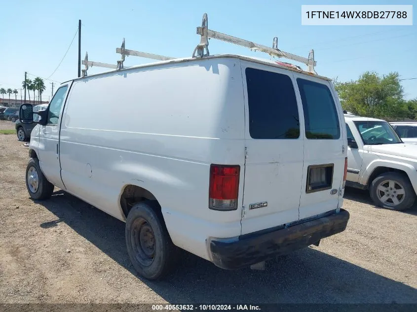 2008 Ford E-150 Commercial/Recreational VIN: 1FTNE14WX8DB27788 Lot: 40553632