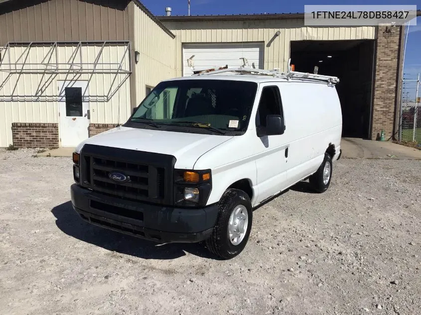 2008 Ford E-250 Commercial/Recreational VIN: 1FTNE24L78DB58427 Lot: 40558554