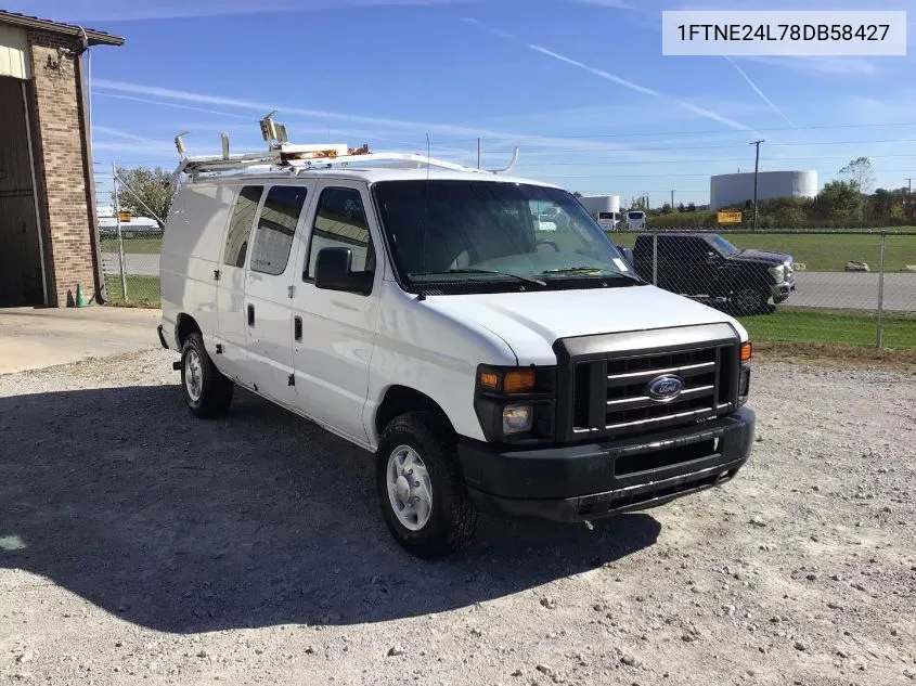 2008 Ford E-250 Commercial/Recreational VIN: 1FTNE24L78DB58427 Lot: 40558554