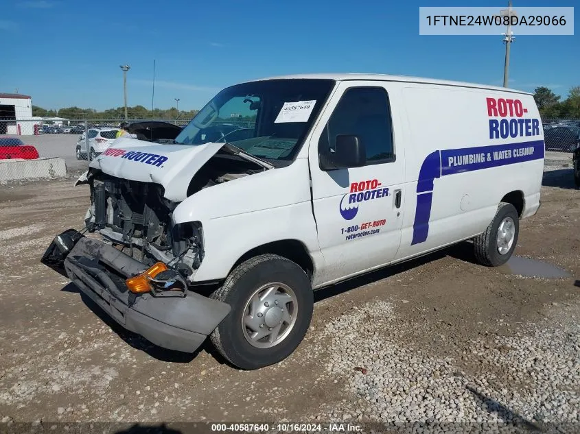 2008 Ford E-250 Commercial/Recreational VIN: 1FTNE24W08DA29066 Lot: 40587640