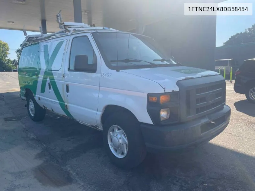 2008 Ford E-250 Commercial/Recreational VIN: 1FTNE24LX8DB58454 Lot: 40589048