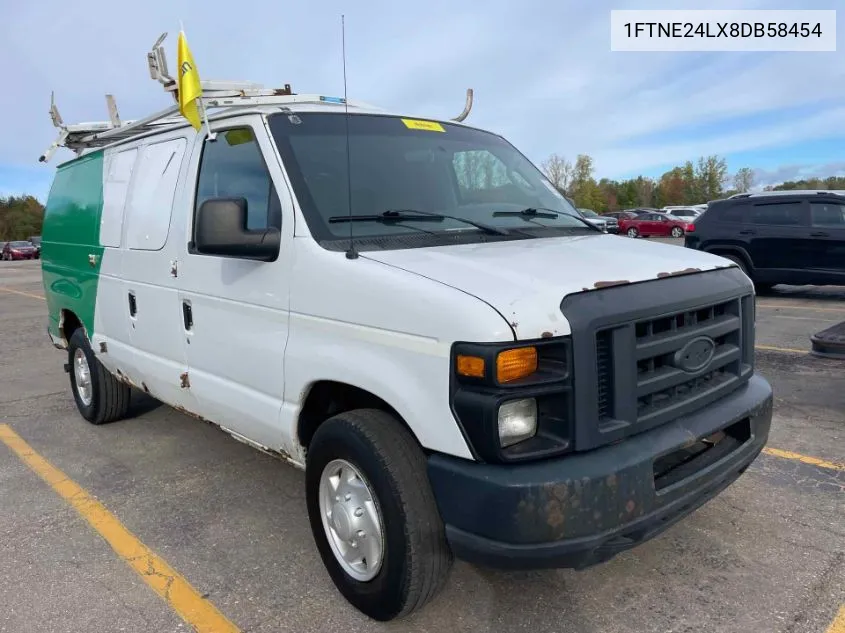 2008 Ford E-250 Commercial/Recreational VIN: 1FTNE24LX8DB58454 Lot: 40589048