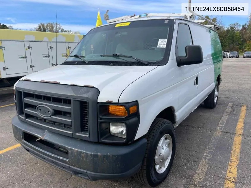 2008 Ford E-250 Commercial/Recreational VIN: 1FTNE24LX8DB58454 Lot: 40589048