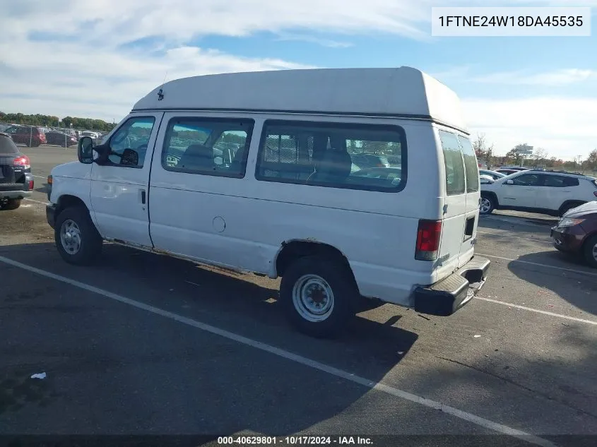 2008 Ford E-250 Commercial/Recreational VIN: 1FTNE24W18DA45535 Lot: 40629801