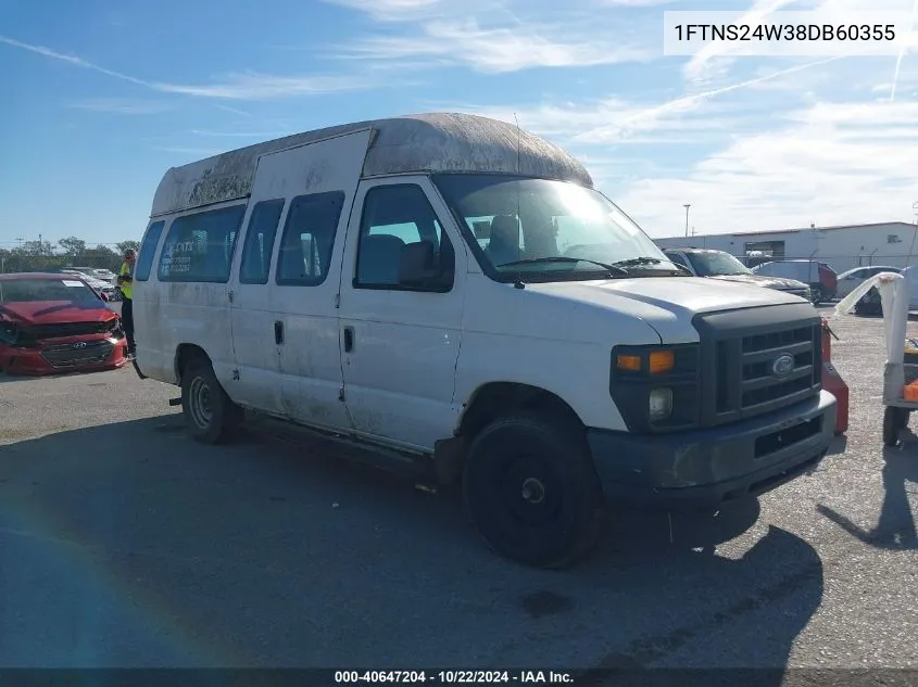 2008 Ford E-250 Commercial/Recreational VIN: 1FTNS24W38DB60355 Lot: 40647204