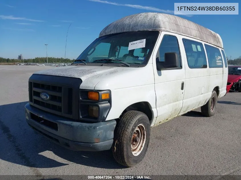 2008 Ford E-250 Commercial/Recreational VIN: 1FTNS24W38DB60355 Lot: 40647204