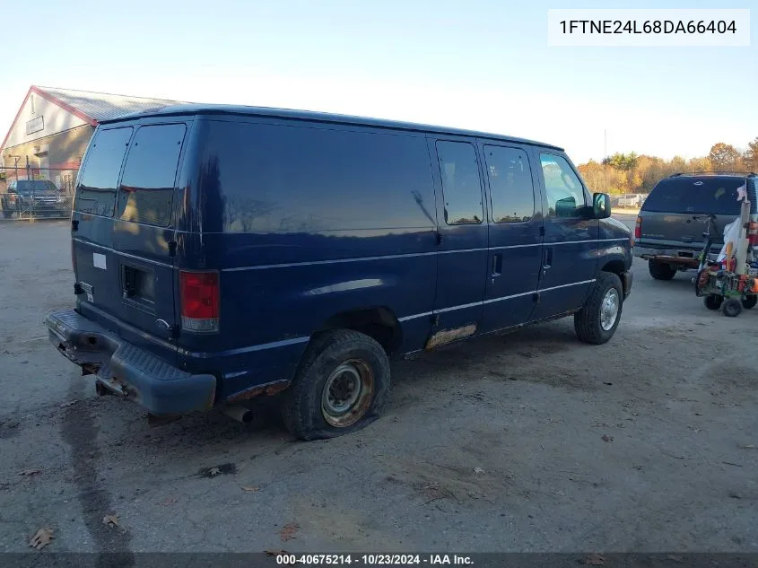 2008 Ford E-250 Commercial/Recreational VIN: 1FTNE24L68DA66404 Lot: 40675214