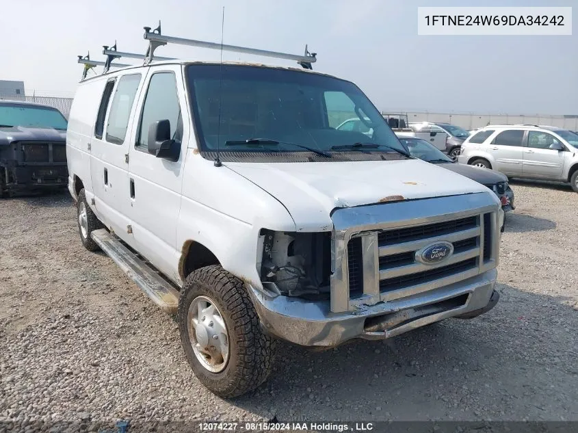 2009 Ford Econoline VIN: 1FTNE24W69DA34242 Lot: 12074227