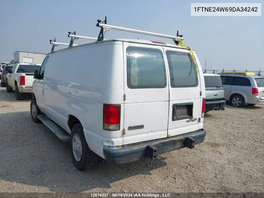 2009 Ford Econoline VIN: 1FTNE24W69DA34242 Lot: 12074227