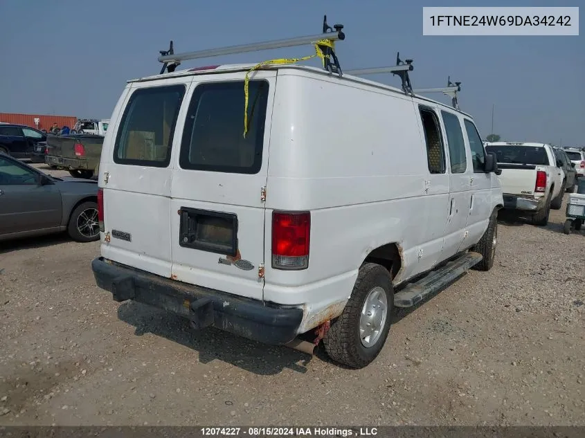 2009 Ford Econoline VIN: 1FTNE24W69DA34242 Lot: 12074227