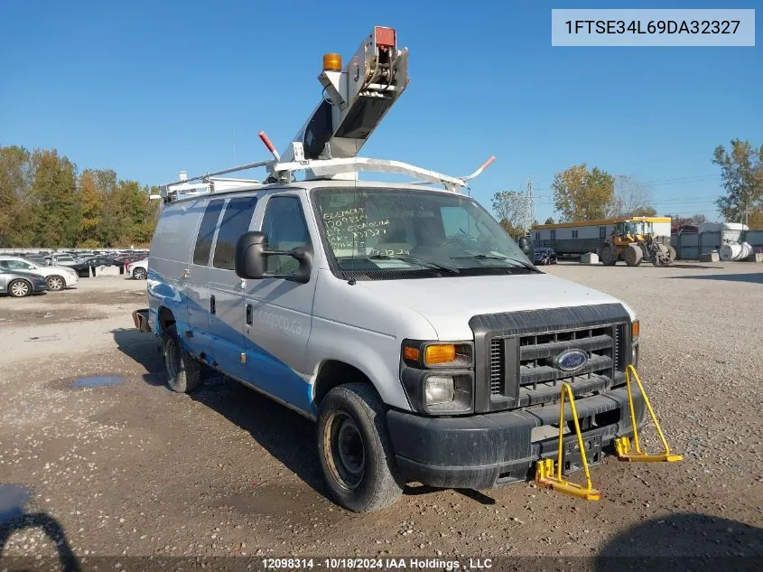 2009 Ford Econoline E350 Super Duty Van VIN: 1FTSE34L69DA32327 Lot: 12098314