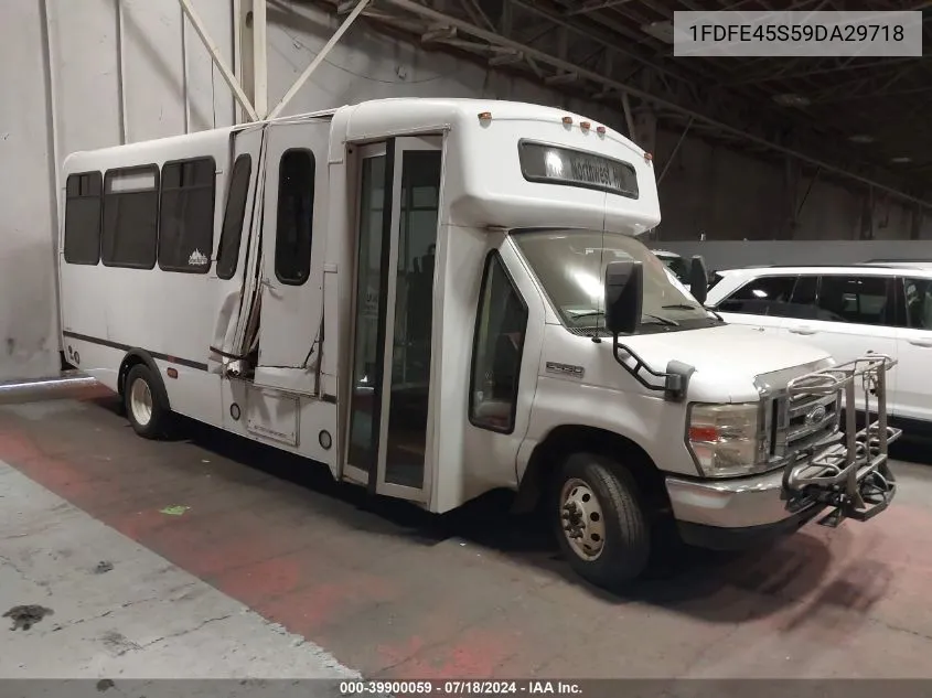 2009 Ford E-450 Cutaway VIN: 1FDFE45S59DA29718 Lot: 39900059