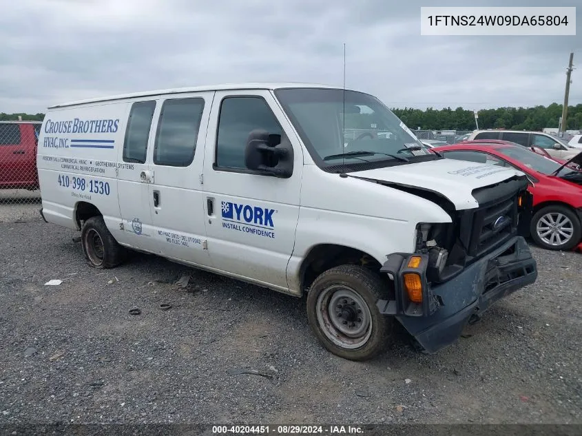 2009 Ford E-250 Commercial VIN: 1FTNS24W09DA65804 Lot: 40204451