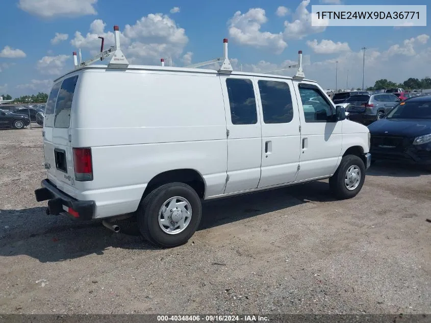 2009 Ford E-250 Commercial/Recreational VIN: 1FTNE24WX9DA36771 Lot: 40348406