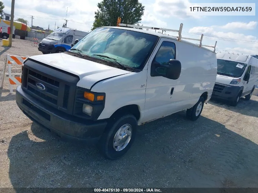 2009 Ford E-250 Commercial/Recreational VIN: 1FTNE24W59DA47659 Lot: 40475130